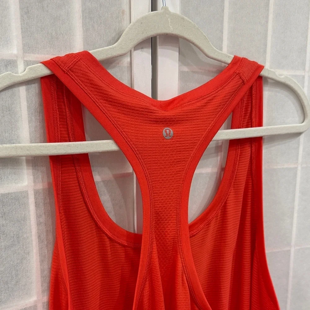 Lululemon Swiftly Tech Racerback Tank Size 18 Coral/Orange